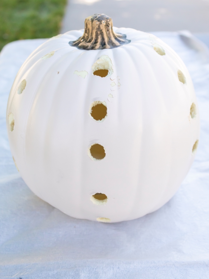 How To Make A Pumpkin Luminary - Midwest Life and Style Blog