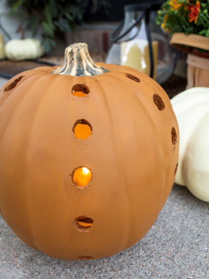 How To Make A Pumpkin Luminary - Midwest Life and Style Blog