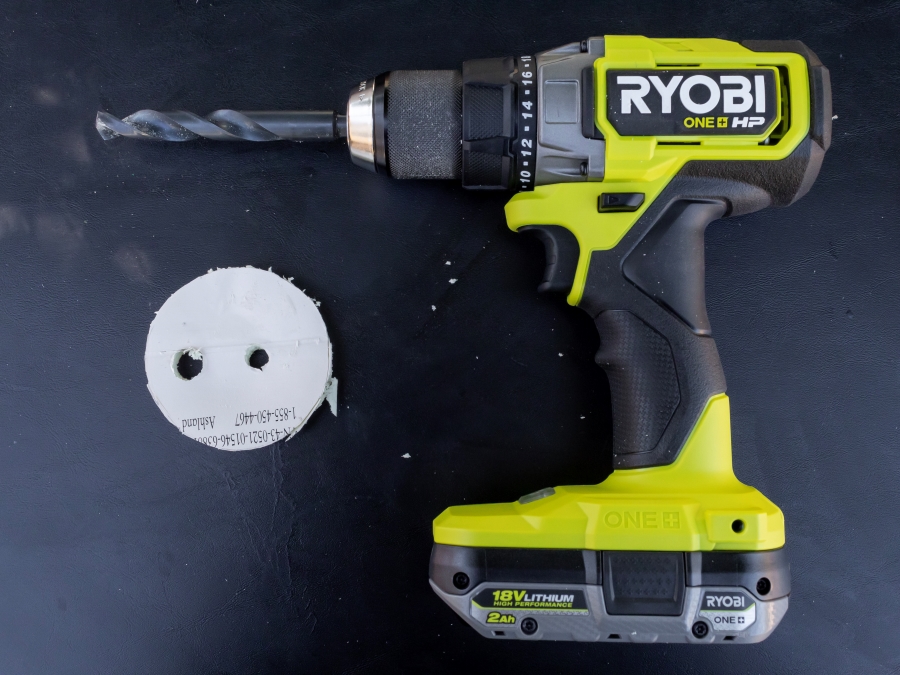 Ryobi 18 Volt Drill to Test Luminary Hole Sizes - Midwest Life and Style Blog