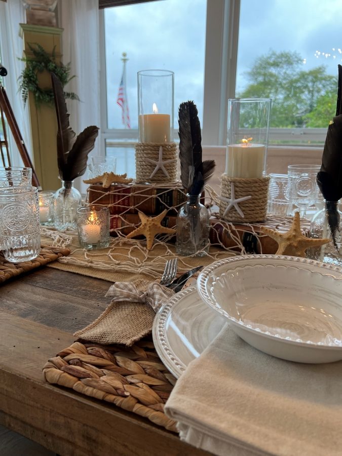 Coastal Tablescape from Peacock Ridge Farm