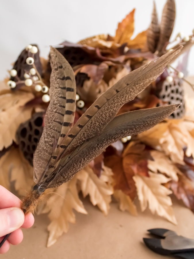 How To Create A Rustic Thanksgiving Cornucopia Centerpiece - Midwest Life and Style Blog