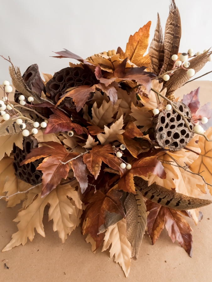 How To Create A Rustic Thanksgiving Cornucopia Centerpiece - Midwest Life and Style Blog