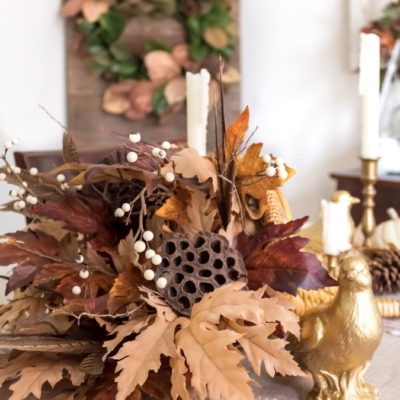 How To Create A Rustic Thanksgiving Cornucopia Centerpiece