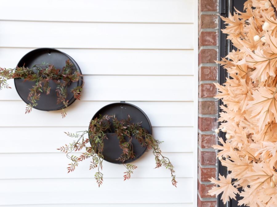 How To Decorate A Small Front Porch For Fall - Midwest Life and Style Blog