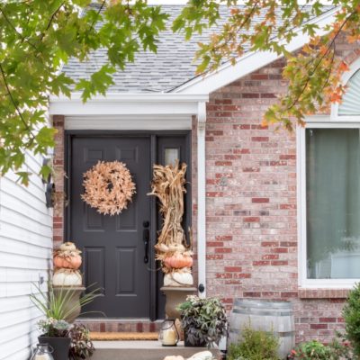 How to Decorate a Small Front Porch for Fall