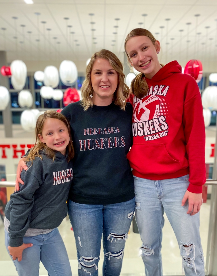 At the Husker Volleyball Game - Week in Rewind with Midwest Life and Style Blog