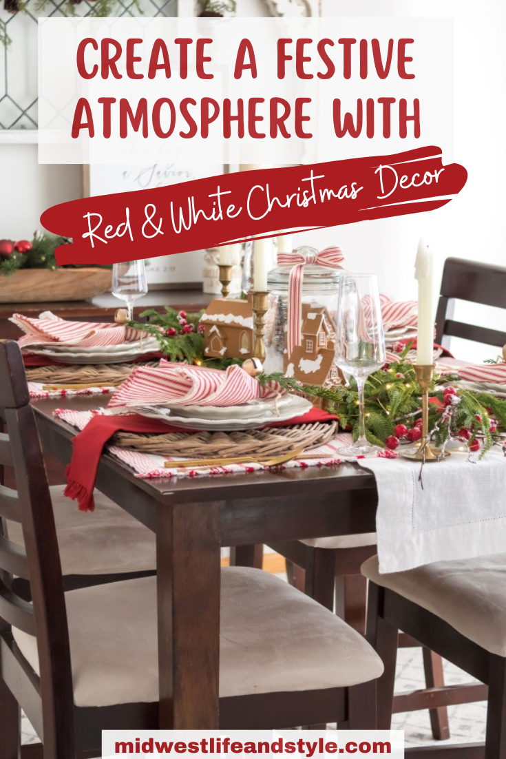 Create a Festive Atmosphere with Red and White Christmas Decor 