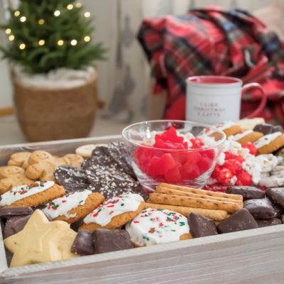 Simple Snack Board For A Magical Holiday Movie Night