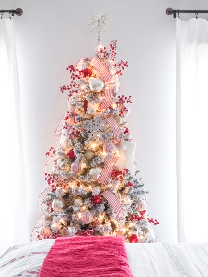 How To Decorate A Flocked Christmas Tree 