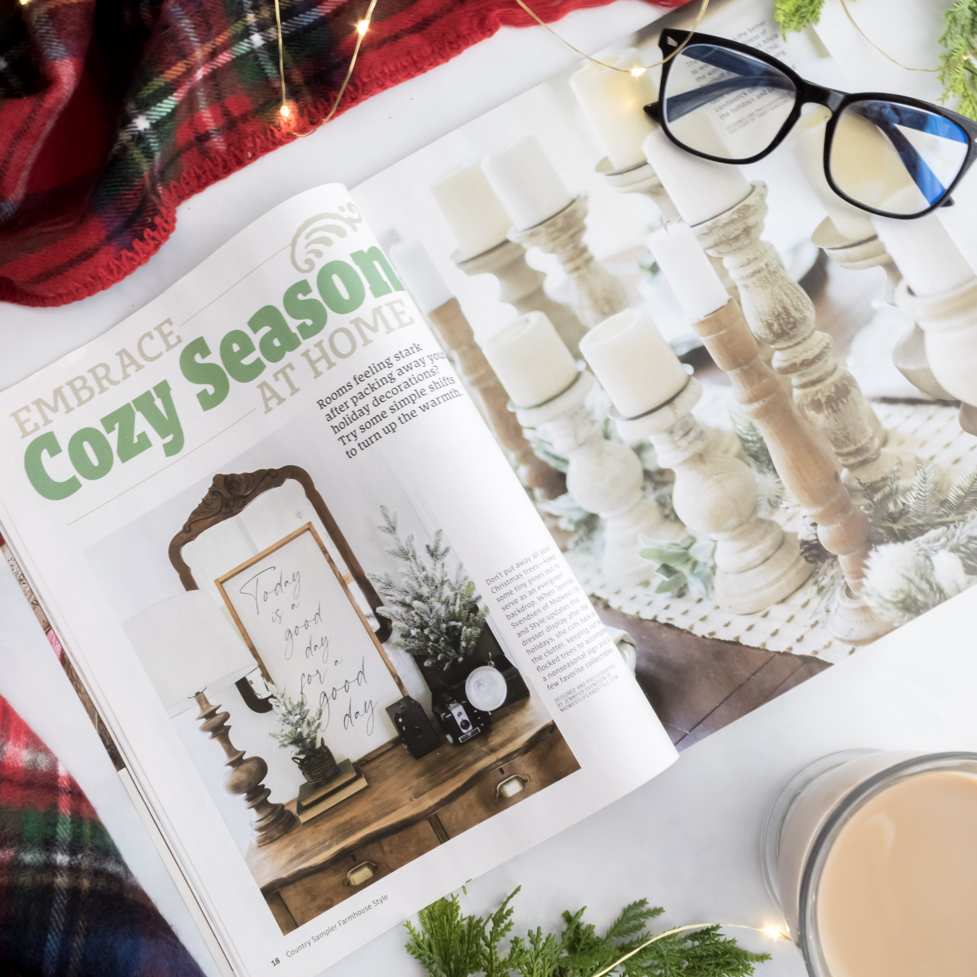 Midwest Life and Style in Country Sampler Farmhouse Style Winter 2022 Issue