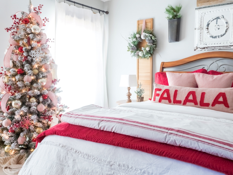 Charming Old World Red And White Holiday House Tour - Midwest Life and Style Blog