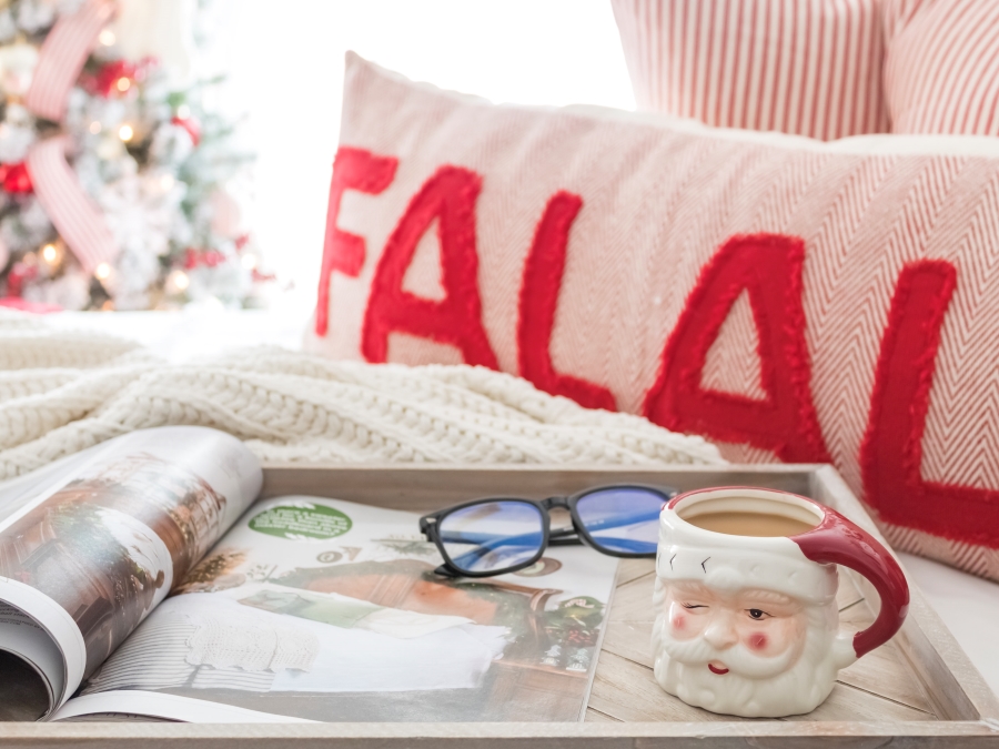 Charming Old World Red And White Holiday House Tour - Midwest Life and Style Blog