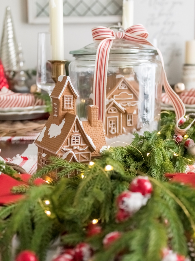 DIY Gingerbread Snow Globe Centerpiece - Midwest Life and Style Blog