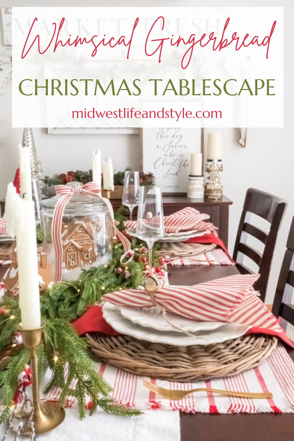 How To Style A Whimsical Gingerbread Holiday Tablescape 