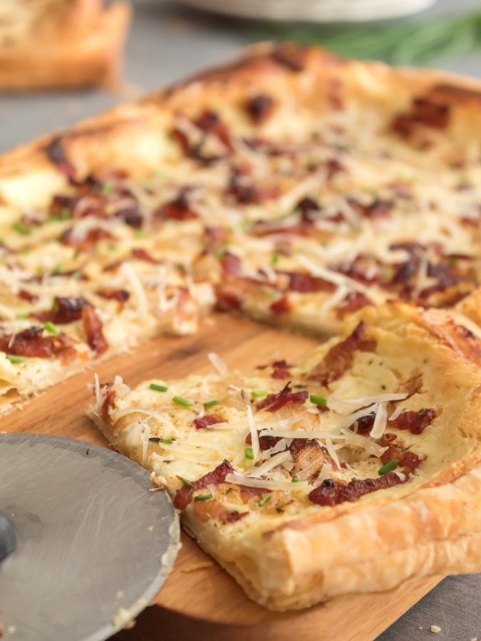 Bacon Onion and Cheese Tart - Week in Rewind with Midwest Life and Style