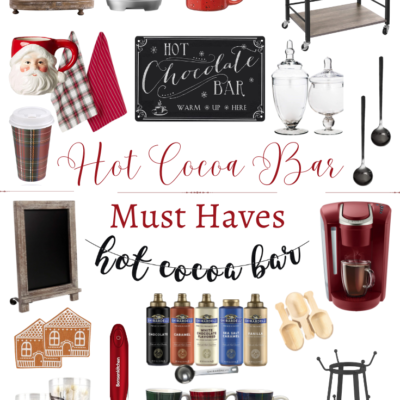 Festive And Affordable Holiday Hot Cocoa Bar Decor