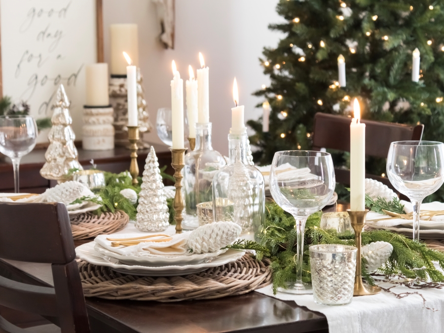 How To Set A Table For A Cozy Winter Dinner  Party - Midwest Life and Style Blog