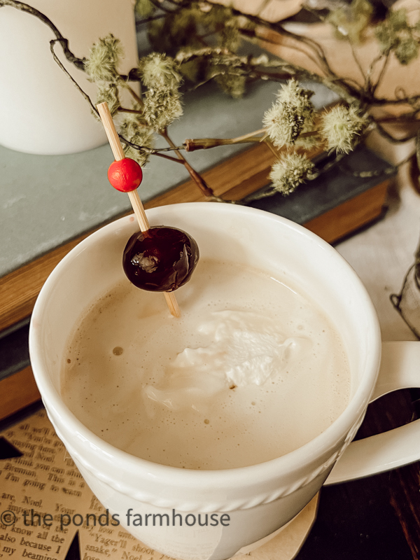 Hot White Russian Coffee from The Ponds Farmhouse