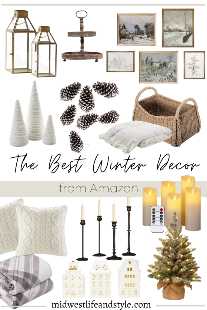 The Best Winter Decor from Amazon - Midwest Life and Style Blog