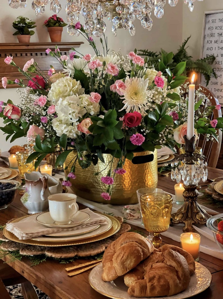 Eater Brunch Hosting Tips from Bricks 'n Blooms - 16 Affordable And Inspiring Ideas For Easter - Midwest Life and Style Blog