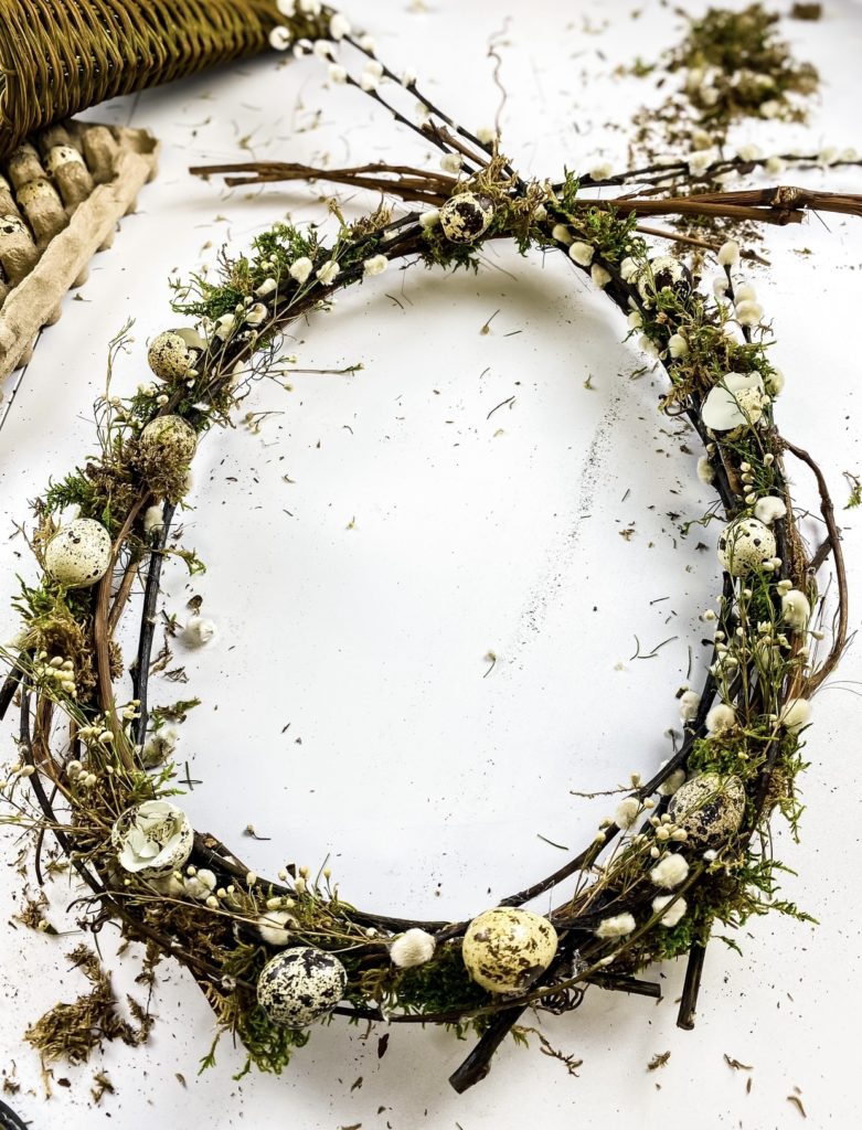 Rustic Spring Wreath from Cottage on Bunker Hill - 10 of the Best Creative Spring DIY Crafts - Midwest Life and Style Blog