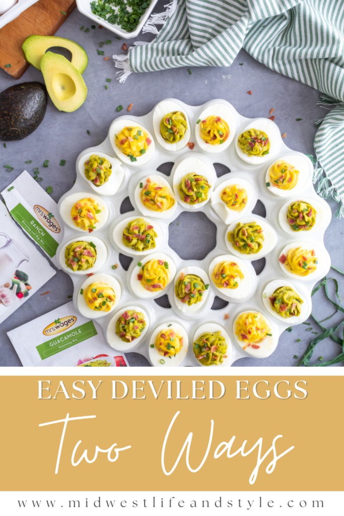 Easy Deviled Eggs Two Different Ways - Midwest Life and Style Blog