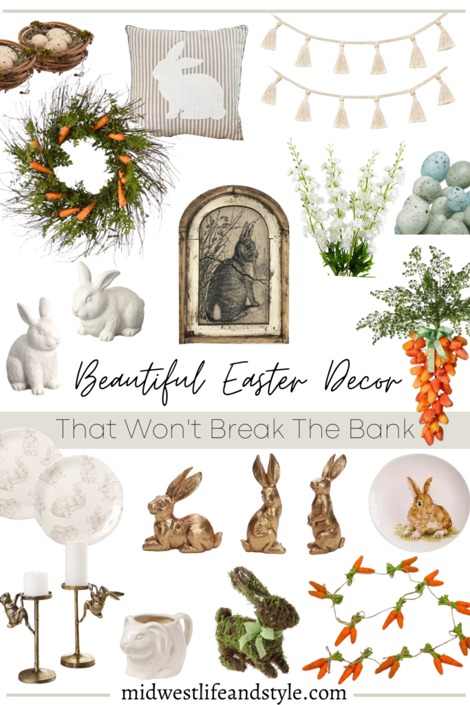 Beautiful Easter Decor That Won't Break The Bank - Midwest Life and Style Blog