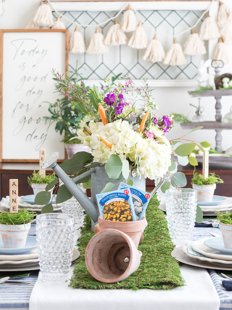 Spring Garden Tablescape - Midwest Life and Style Blog