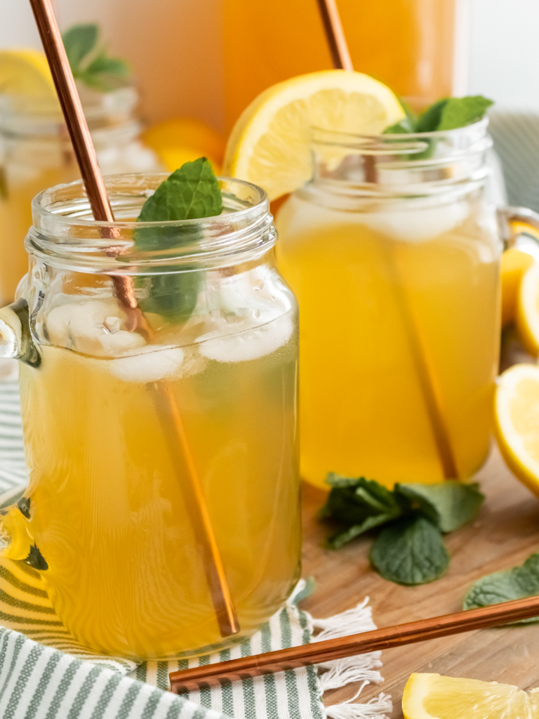 How To Make Simple Lemonade Iced Tea - Midwest Life and Style Blog