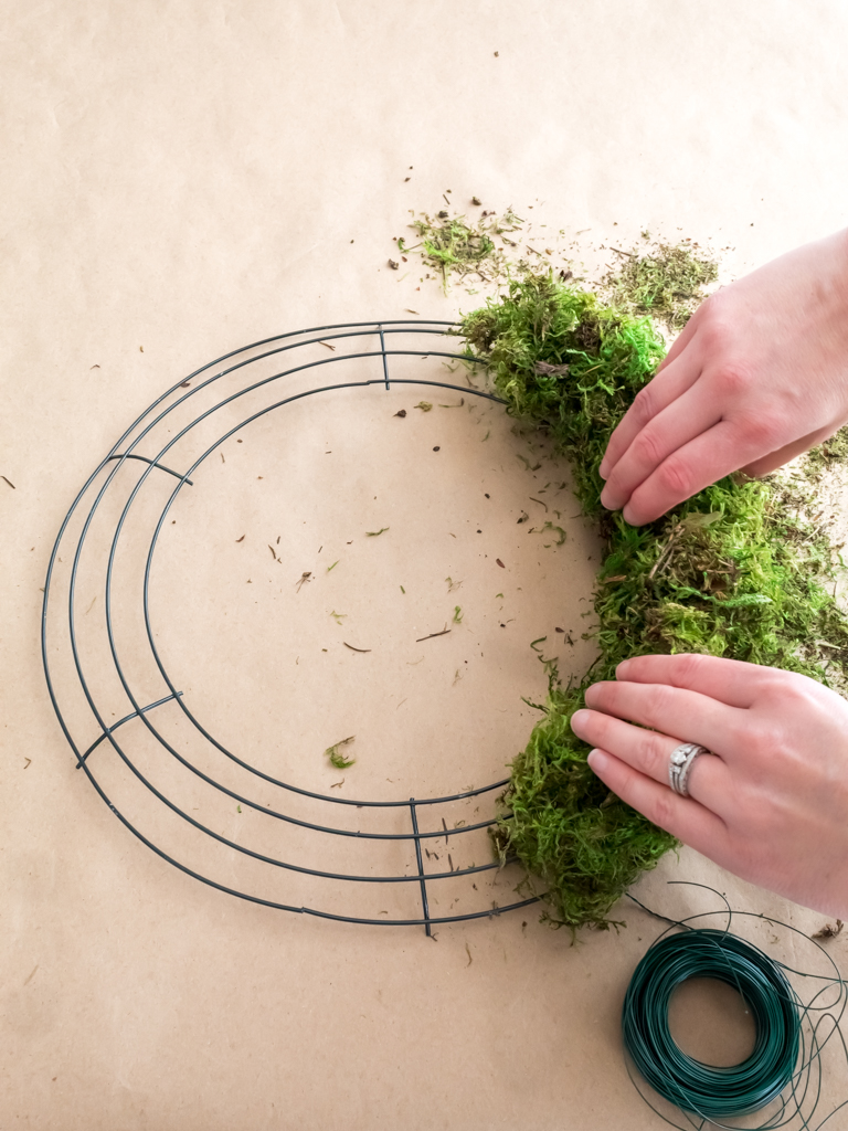 Simple And Rustic Easter Wreath With Carrots - Midwest Life and Style Blog