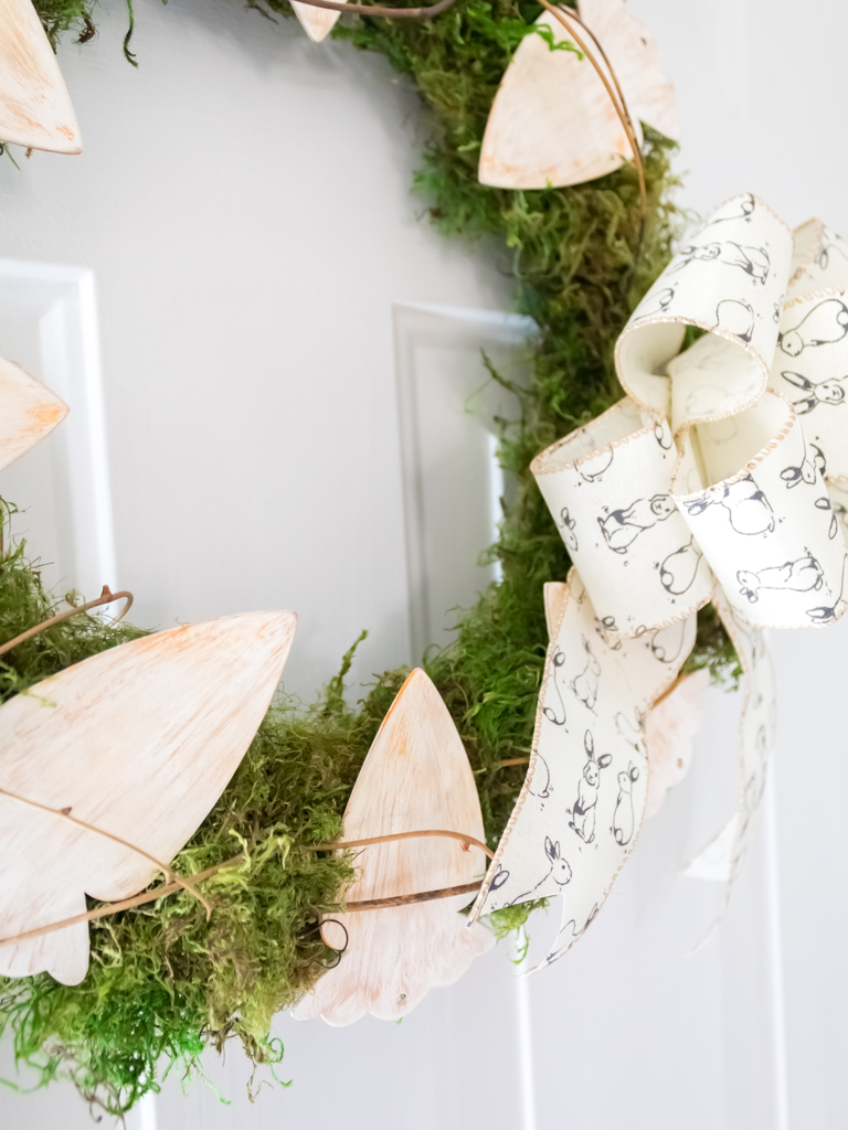 Simple And Rustic Easter Wreath With Carrots - Midwest Life and Style Blog