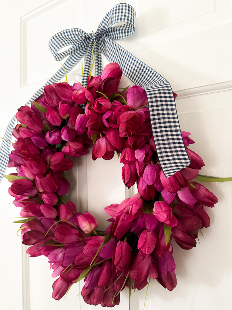 Tulip Wreath from My Family Thyme - Week in Rewind with Midwest Life and Style 