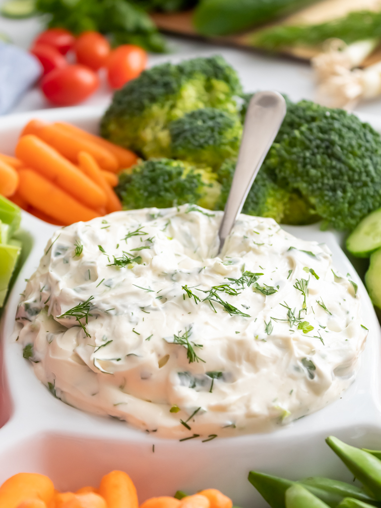 The Best Creamy Spring Herb Dip - Midwest Life and Style Blog