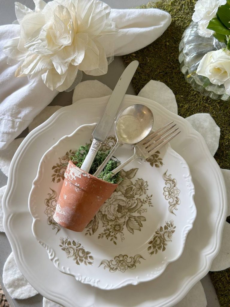 Mother's Day Luncheon Tablecape from Vintage Home Designs 