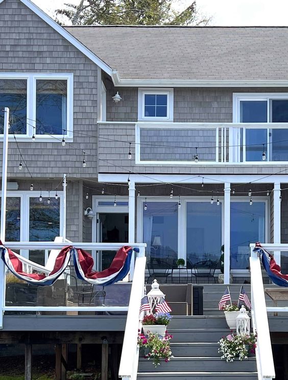 DIY Patriotic Bunting from Peackock Ridge Farm - Week in Rewind with Midwest Life and Style Volume 57