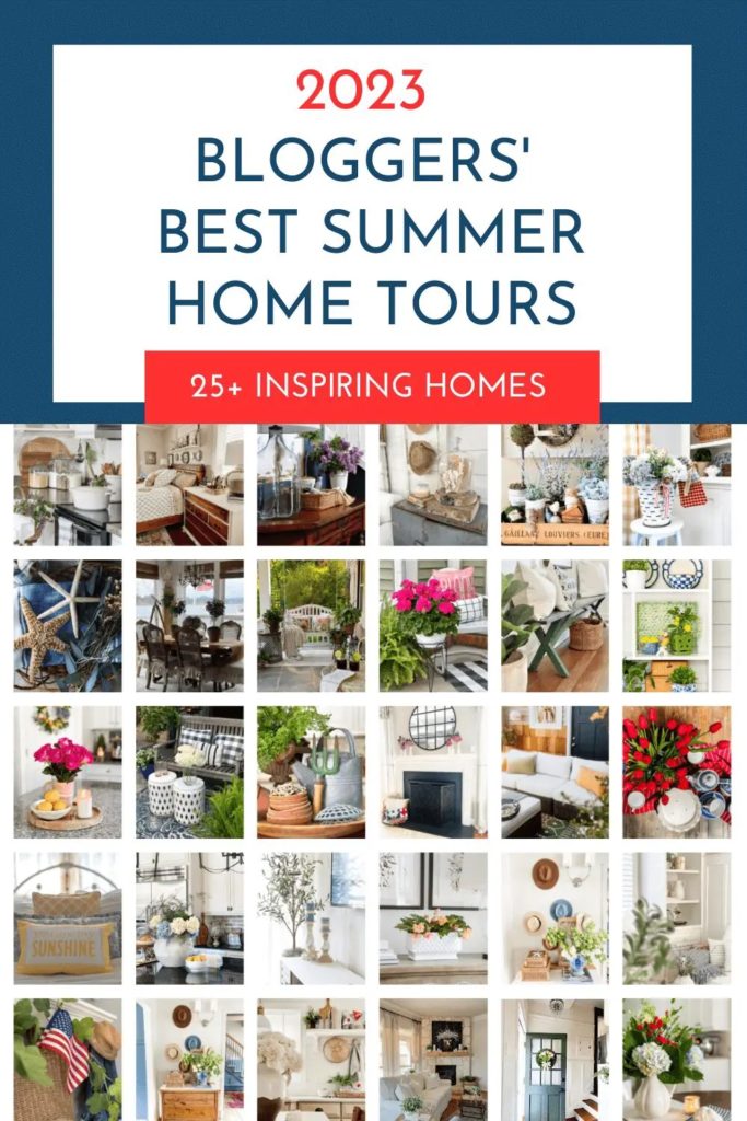 Red White And Blue Summer Home Tour - Midwest Life and Style Blog