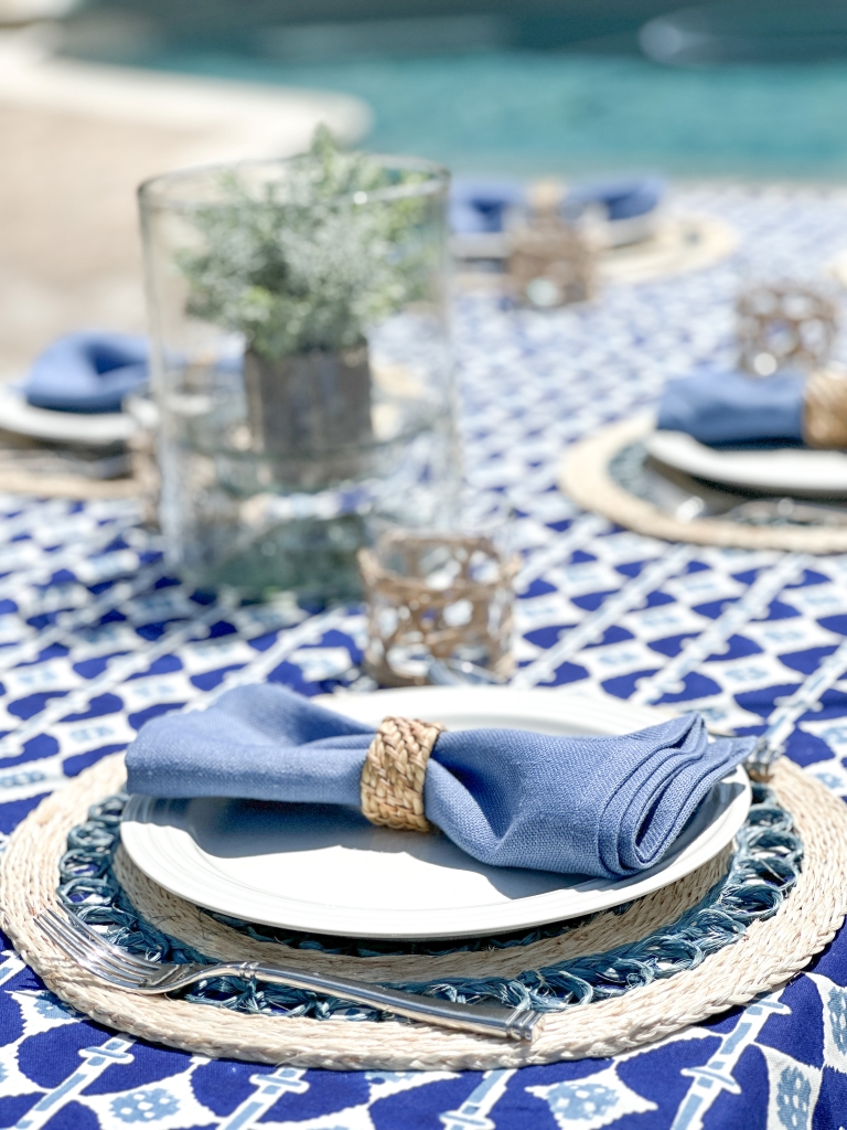 Poolside Father's Day Party and Tablescape Ideas from Pasha Is Home