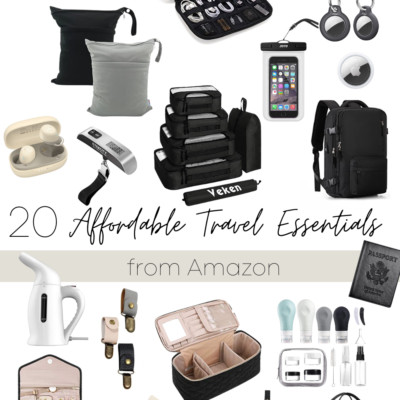 Top 20 Affordable Travel Essentials From Amazon