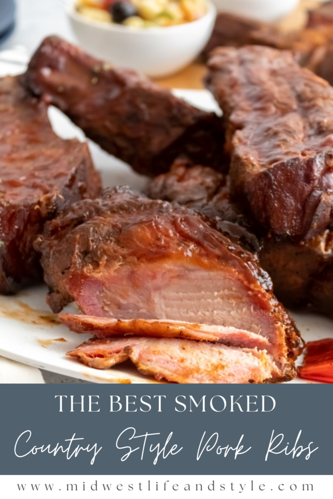 The Best Tender Smoked Country Style Pork Ribs - Midwest Life and Style Blog