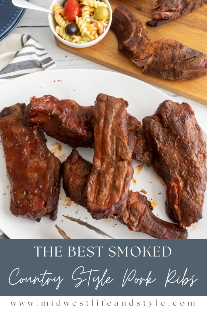 The Best Tender Smoked Country Style Pork Ribs - Midwest Life and Style Blog