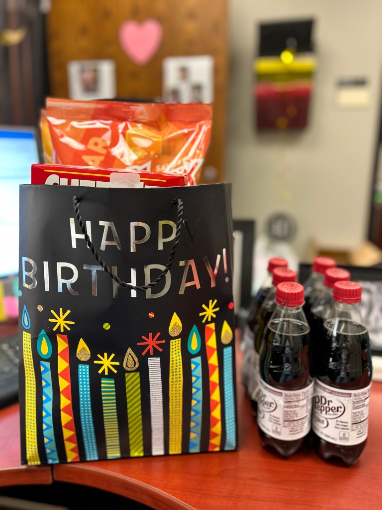 Birthday Gift Bag Filled with My Favorite Snacks and Drinks - Midwest Life and Style Blog