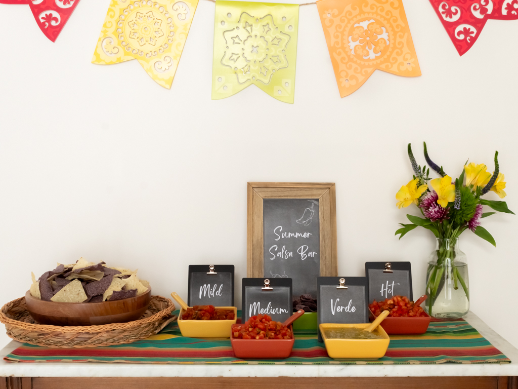 How To Create The Ultimate Summer Salsa Bar with Homemade Salsa