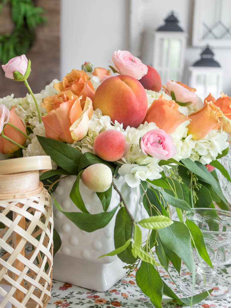 Peach Perfection: How To Style A Stunning Summer Tablescape - Midwest Life and Style Blog