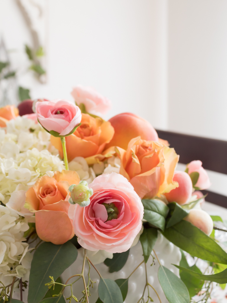 Peach Perfection: How To Style A Stunning Summer Tablescape - Midwest Life and Style Blog