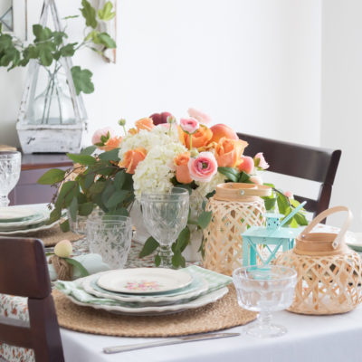 Peach Perfection: How To Style A Stunning Summer Tablescape