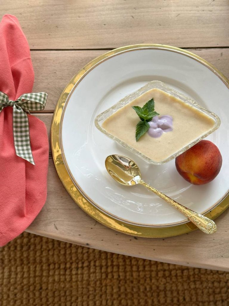 Chilled Peach Soup from Vintage Home Designs