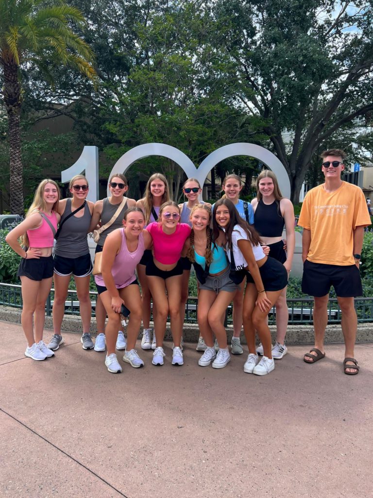 Peyton's club volleyball team in Orlando Florida