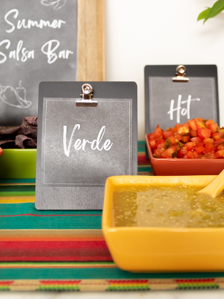 Salsa Verde on Summer Salsa Bar