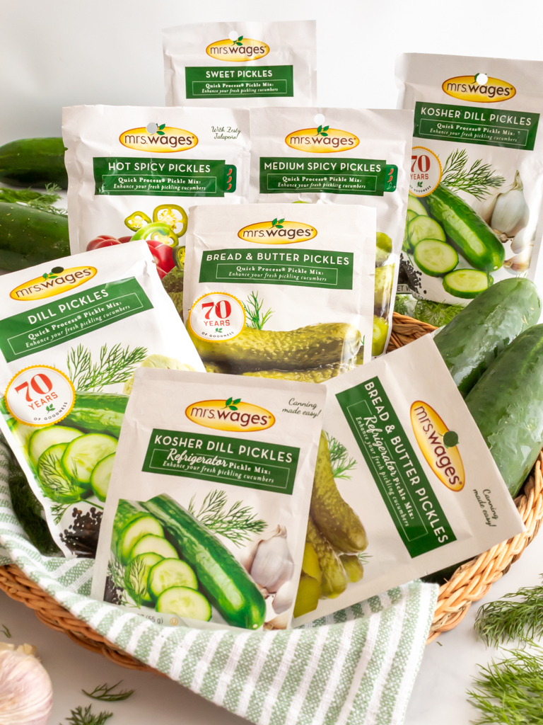 Mrs. Wages Pickle Seasoning Mix Varieties - Midwest Life and Style Blog