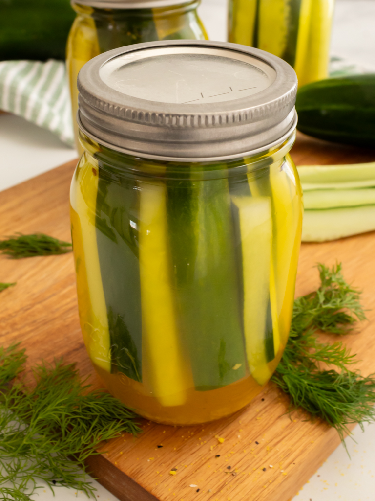 Homemade Refrigerator Pickles - Midwest Life and Style Blog